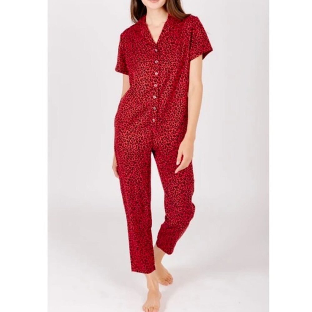 Smash + Tess Roxy Roaring Red Romper